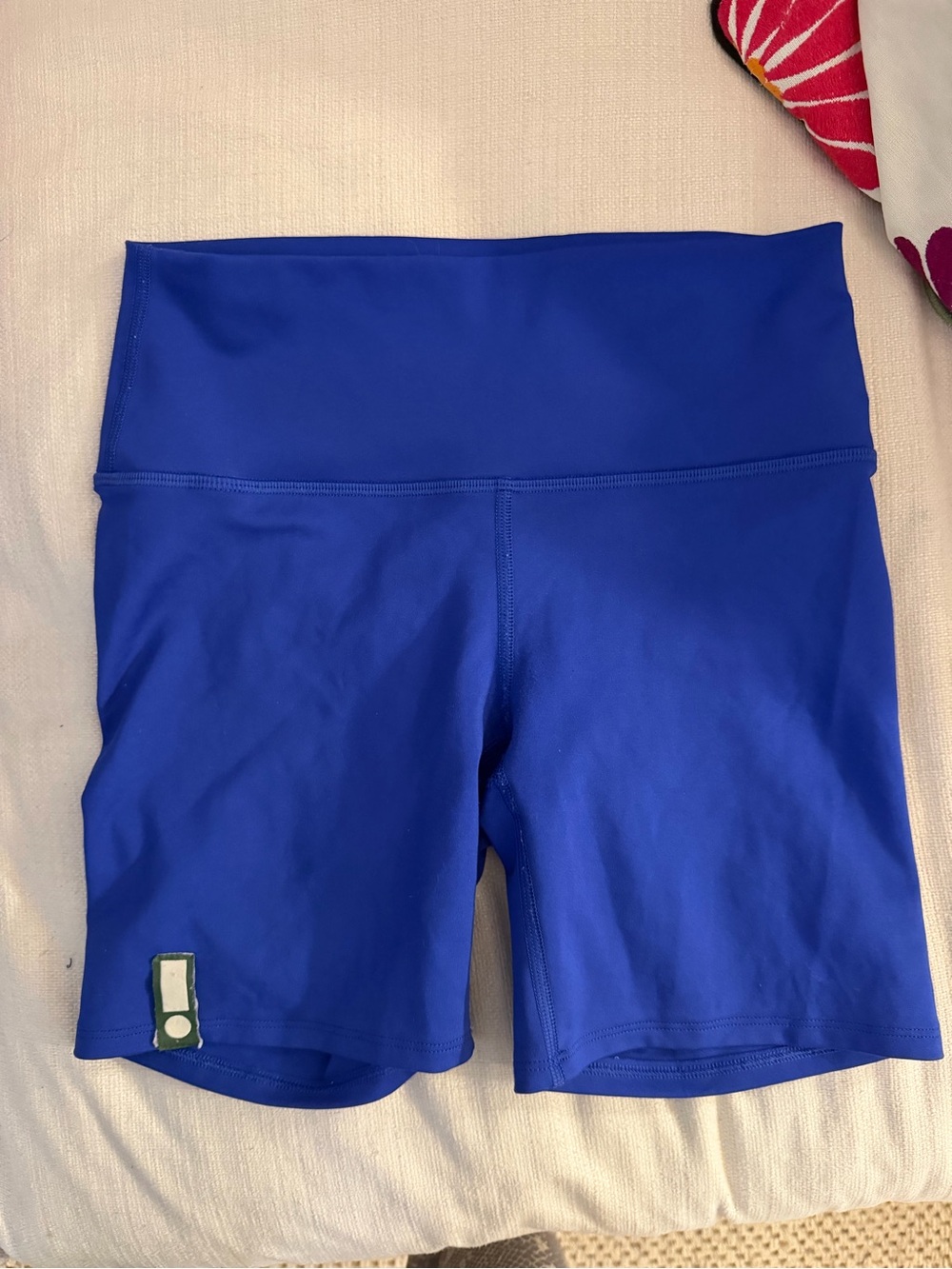 Daily Drills Women's High-Rise Athletic Bike Shorts - Royal Blue